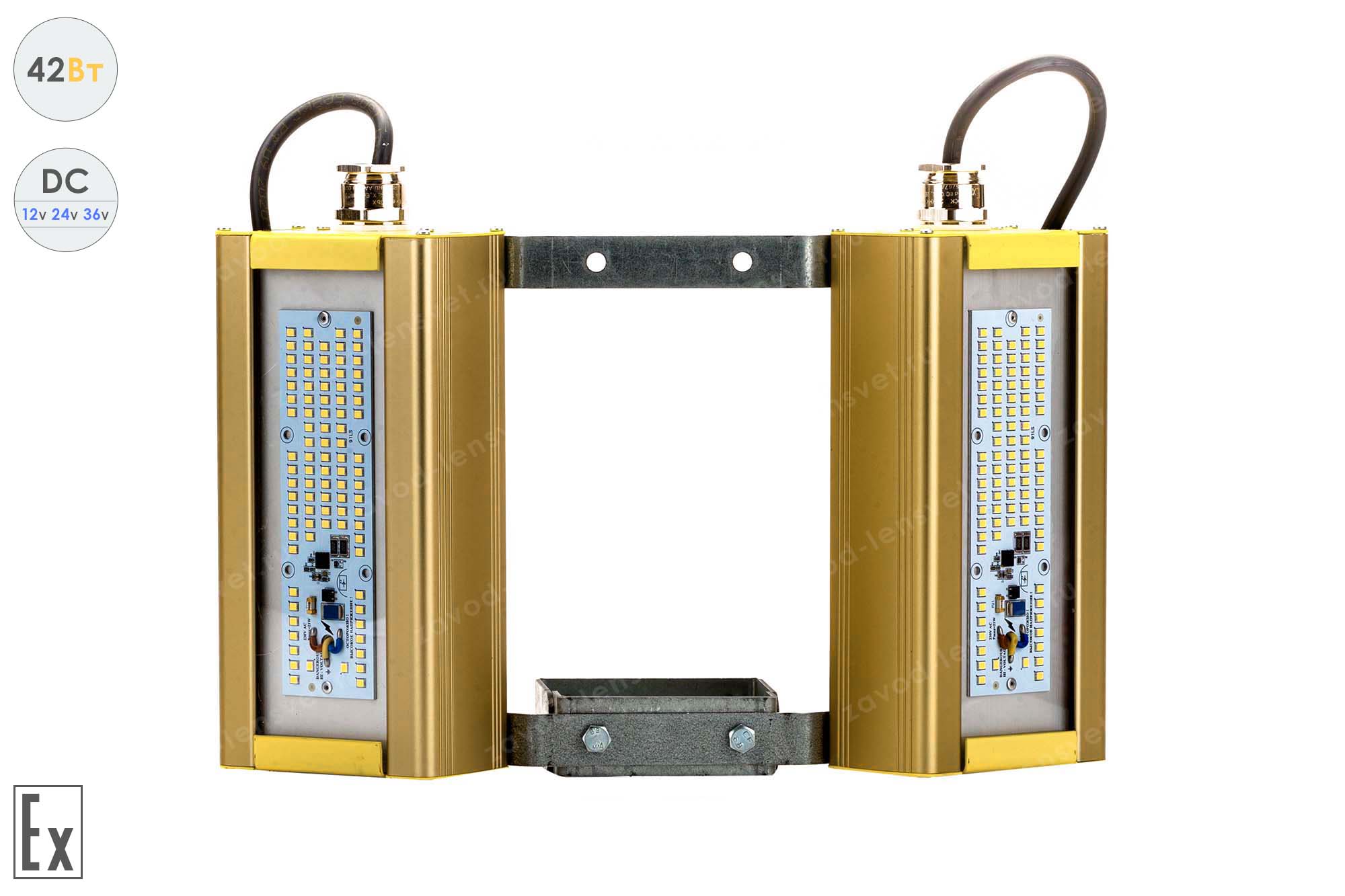 Низковольтный светодиодный светильник Модуль Взрывозащищенный GOLD, универсальный UM-2 , 42 Вт, 120°